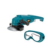 Schleifwerkzeug für Elektrowerkzeuge mit Schutzbrille