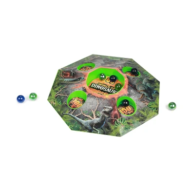 World of Dinosaurs Marmorglas mit Murmeln