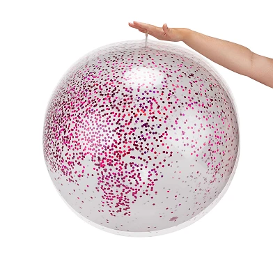 Ballon gonflable à paillettes, 60 cm