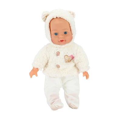 Baby Beau Poupée bébé dans un siège de poupée, 33 cm