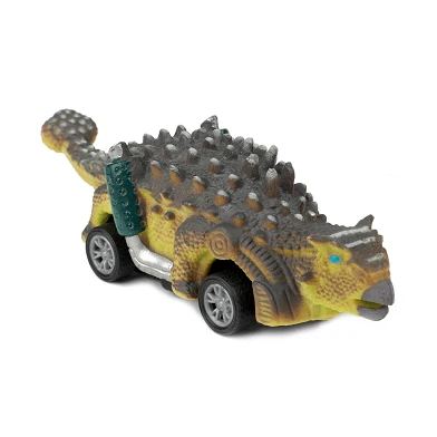 World of Dinosaurs Dino Pullback Car, 4-tlg.