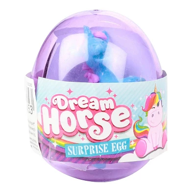 Licorne Dream Horse dans un œuf avec autocollants
