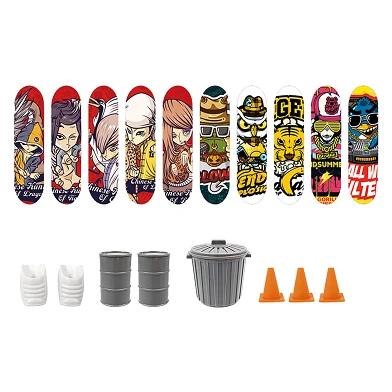 Skate Finger Skateboard avec accessoires