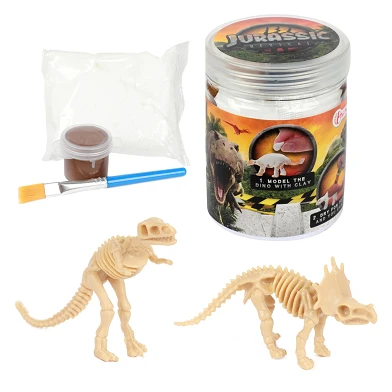 World of Dinosaurs Air Clay Modellieren Sie Ihr eigenes Dino-Ton-Set