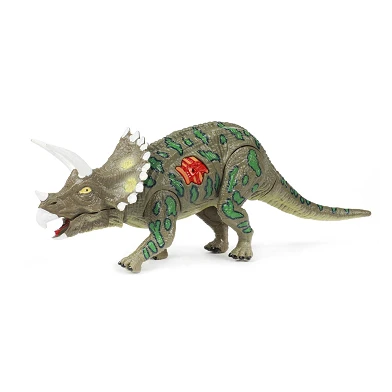 World of Dinosaurs Triceratops, dinosaure mobile avec son