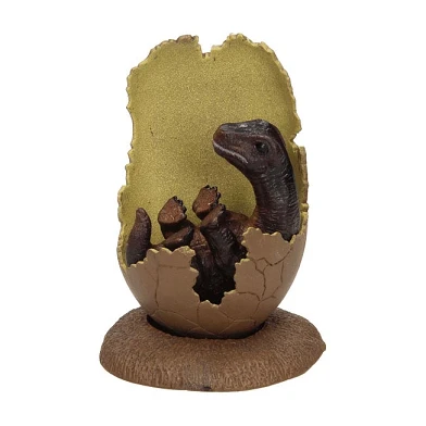 Welt der Dinosaurier Baby-Dino in zerbrochenem Ei