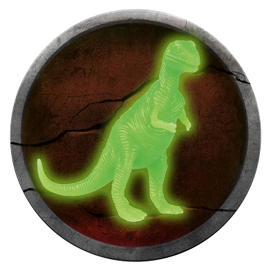 World of Dinosaurs Glown in the Dark Dino, 4st.