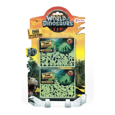 Puzzle 3D du World of Dinosaurs Dino brille dans le noir