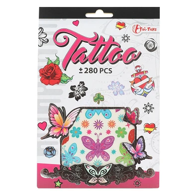 Tattoo-Buch mit 280 Klebetattoos