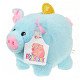 Tirelire Peluche Cochon Bleu