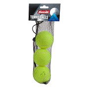 Adrenix Tennisbälle mit wiederverschließbarem Netz, 3 Stk.