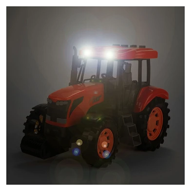 Traktor groß mit Licht und Sound rot