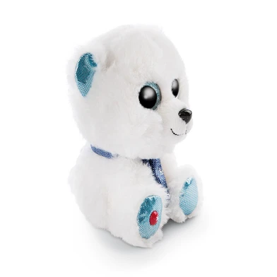 Nici Glubschis Peluche Hiver Ours Polaire Benjie, 15cm