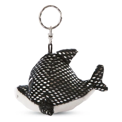 Nici Glubschis Porte-clés en peluche Requin Ferris, 9 cm