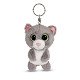 Nici Glubschis Pluchen Sleutelhanger Kat Grijs Felinja, 9cm