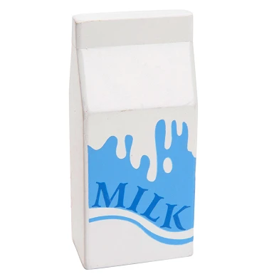 Carton de lait en bois