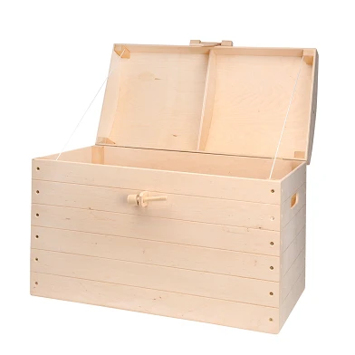Boîte de rangement en bois XL