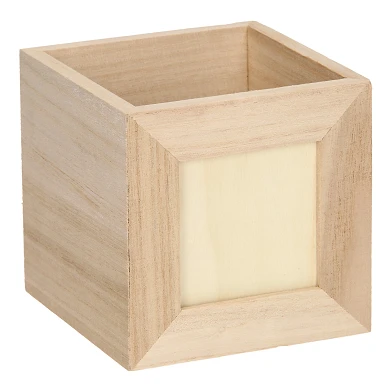 Décorez votre propre boîte à crayons en bois (cadre photo)
