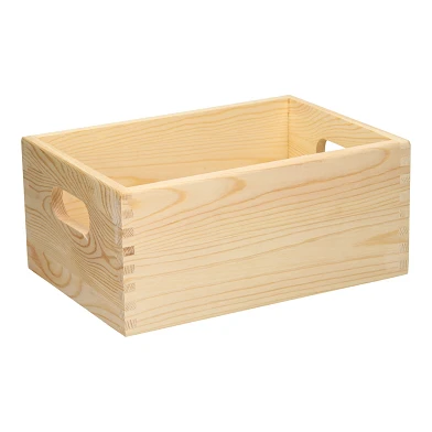 Boîte de rangement en bois