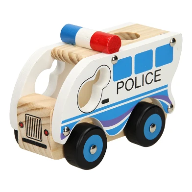 Houten Politieauto