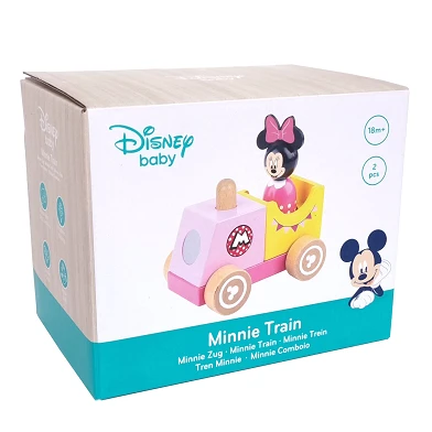 Disney Minnie Mouse Houten Stapeltrein, 4dlg.