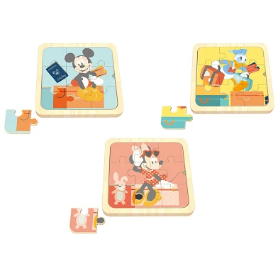 Disney Mini-Holzpuzzle 3in1