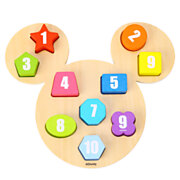Disney Mickey Mouse Shape Puzzle Zahlen, 11dlg.