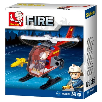 Hubschrauber der Feuerwehr Sluban