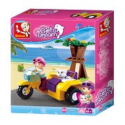 Sluban Girl's Dream Motorrad mit Beiwagen
