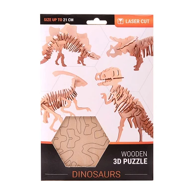 Kit de construction 3D dinosaure en bois