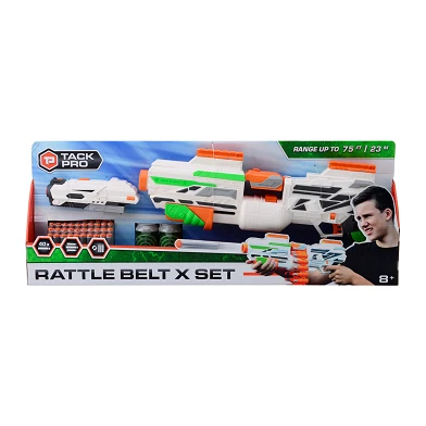 Tack Pro Rattle Belt X Set avec 40 fléchettes et accessoires