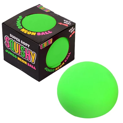 Superweicher Jumbo -Neonball – Grün