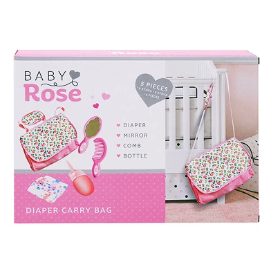 Baby Rose Windeltragetasche mit Zubehör