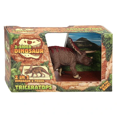 Animal World Dino recto-verso - Triceratops