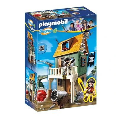 Playmobil 4796 Super 4 Geheime Piratenvesting met Ruby Red