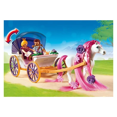 Playmobil Princess Koninklijke Koets met Paard om te Kammen - 6856