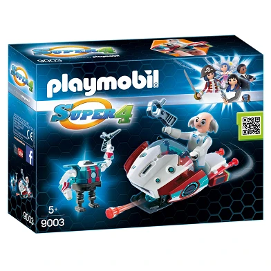 Playmobil 9003 Super 4 Skyjet met Dr. X en Robot