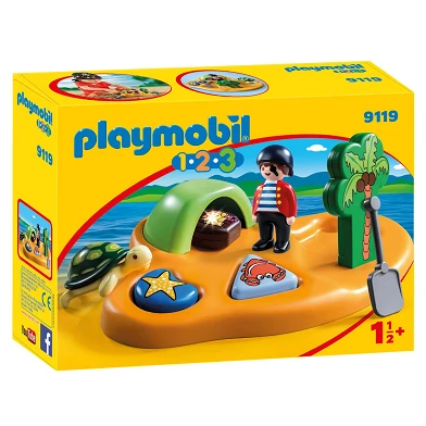 Playmobil 1.2.3. Pirateneiland - 9119