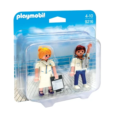 Playmobil 9216 Duopack Steward en Stewardess