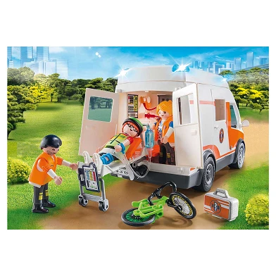 Playmobil City Life  Ambulance en Ambulanciers - 70049