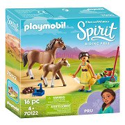 Playmobil Spirit 70122 Pru met Paard en Veulen