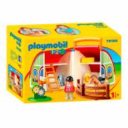 Playmobil 1.2.3. Mijn Meeneem Manege - 70180
