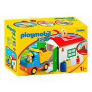 Playmobil 70184 Arbeiter mit Sortiergarage