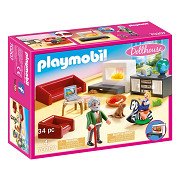Playmobil Dollhouse Wohnzimmer mit Kamin - 70207