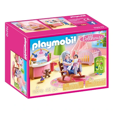 Chambre de bébé Playmobil Dollhouse - 70210