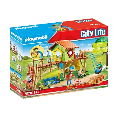 Aire de jeux d'aventure Playmobil City Life - 70281