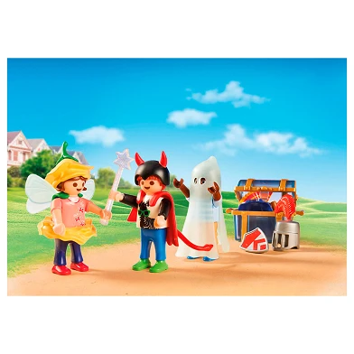 Playmobil City Life  Kinderen met Verkleedkoffer - 70283
