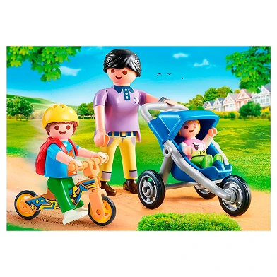 Playmobil City Life Mama mit Kindern - 70284