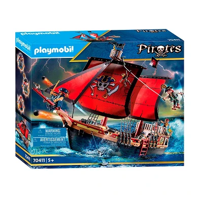 Playmobil Pirates Piratenschiff, 132dlg. - 70411