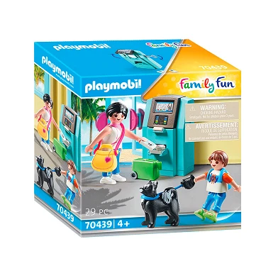 Playmobil Family Fun Vakantiegangers met Geldautomaat - 70439
